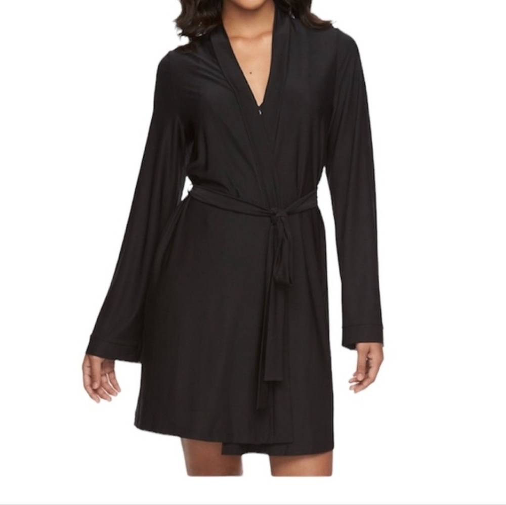 Apt. 9 Black Women's Sleep Robe Soft Sz XL